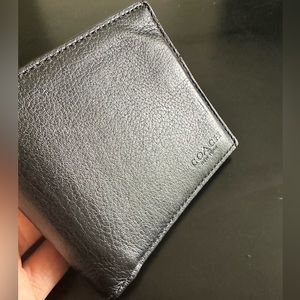 Coach Black Leather Wallet